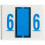 Smead BCCRN Bar-Style Color-Coded Numeric Label 6 Label Roll Blue 500 Labels per Roll (67376) 2