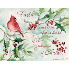 Perfect Timing 069223 card-Boxed-cardinal & Berries - Box of 18