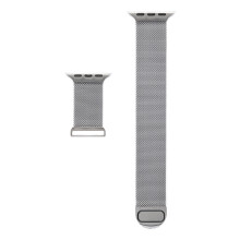(Silver 42)Per Iwatch Cinturino Magnetico Metallo 42mm Con Finitura Vintage Facile Uso Business