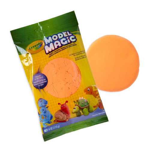 Crayola Crayola Model Magic Clay Bag Neon Orange 4-Ounce