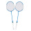 Freizeit Badminton Set für 2 Personen blau 1