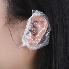 Baerfit 100 Pieces Waterproof Ear Cover Protect From Water Spa Home Use Hotel And Hair Salon Waterproof Ear Protector Bathing Ear Cover Caps Cover