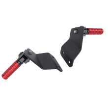 Alu-Fußrasten rot Set für Honda CT125 Hunter