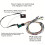 RC Car Light Assembly Magnetic Quick Detachment Extension  LED Light Linkage Light Climbing Car D12 5