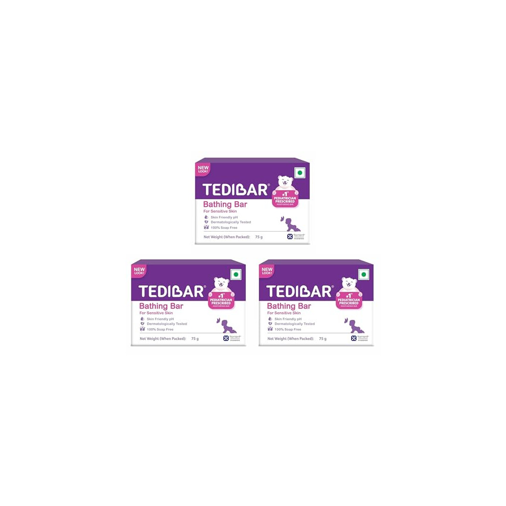 Curatio Tedibar Soap 75 G - Pack Of 3