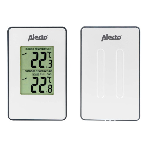 Draadloos weerstation met binnen-/buitentemperatuursensor 1
