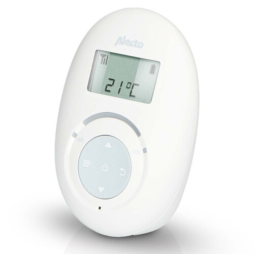 Eco DECT babyfoon, wit/blauw, kristalhelder geluid 2