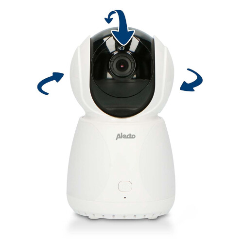Extra babycamera voor DVM-275, wit, pan- en tiltfunctie. 1