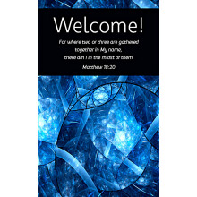 Swanson christian Supply 15763X Welcome Visitor card - Pack of 50