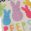 Oster-Gartenflagge aus Polyester, mit Hasenmotiv, 1