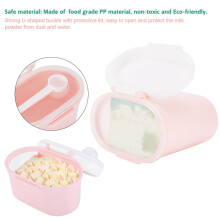 Auslaufsichere Milchpulver-Box, Pink, groß