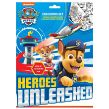 (1 pack) Paw Patrol Colouring Set