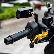 1 Paire de Rétroviseurs de Moto avec Verres Blancs, Rétroviseurs Latéraux Réglables, pour Motos et Scooters Électriques