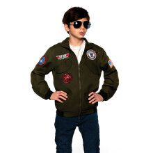 Navy Top gun Pilot Jacket child costume Small