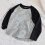 Kinder Shirt Grau 130 Langarm Baumwolle Premium 1