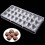 2x 3D Chocolate Mold Homemade Square/Shell Shape Chocolate Diy Pastry Tools Polycarbonate Chocolate Moulds 6