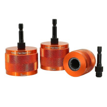 Copper Pipe Cleaner Polishing Brush Tool with 6 Replaceable Steel Wire Brushes 1/2" 3/4" 1" Sizes Fit Electric Drill