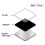 40-Pack Clear Acrylic Square Photo Frame Magnets for Home, Office, and Classroom Use 4