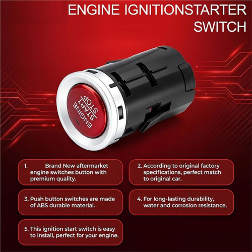 Engine Start/Stop Button Ignition  OE 35881-T5A-J02 - Direct Replacement for  Fit 2015-2018 Models 1