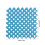 Blaue Bodenmatten 20x20cm 6er Set aus PVC 1