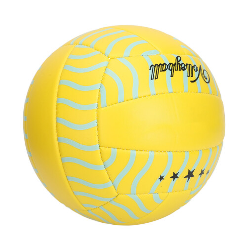 Trainingsvolleyball 5 PVC weich Gelb