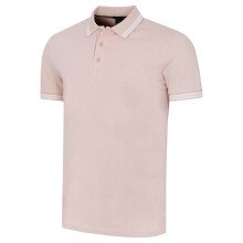 (M, Light Pastel Orange) Hugo Boss Mens Paddy Stripe Collar Cotton Golf Polo Shirt