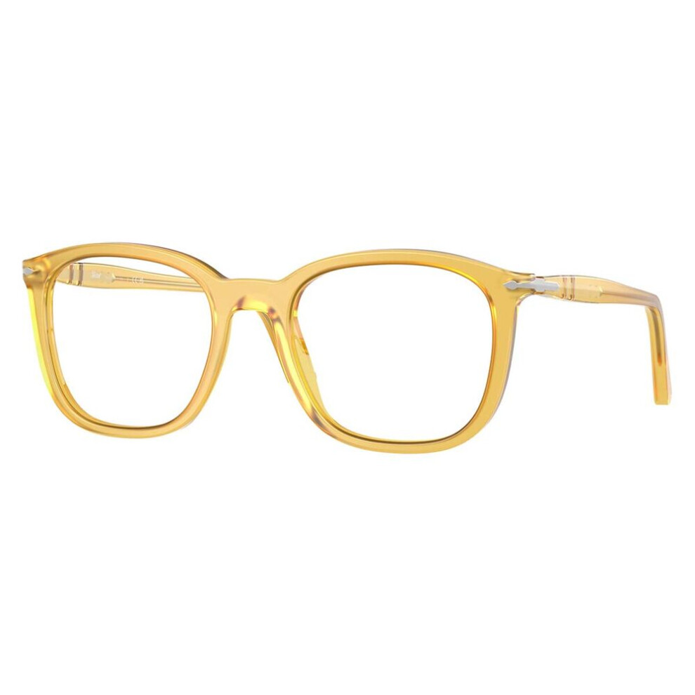 Persol Unisex Yellow Po3355v 204 Optical Frames Acetate Pillow Normal - Image 2