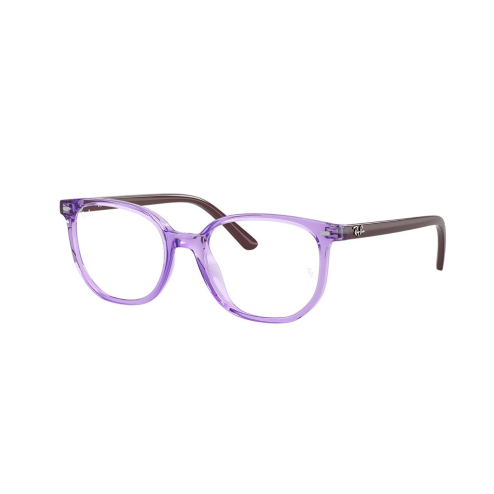 Ray - Ban Purple Ry9097v Junior Elliot 7515 Kid Optical Frames Child Nylon Violet Transparent Geometric Normal - Image 2