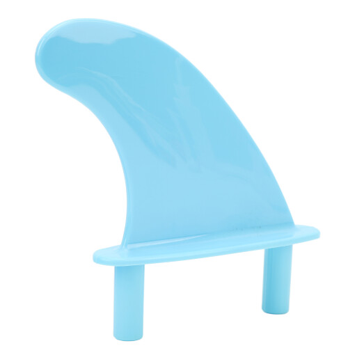 PVC Soft Top Surfbrett Flossen Set Tri Fin in Blau