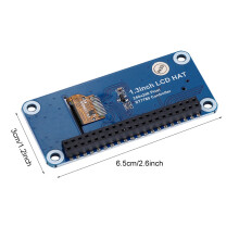 1,3 Zoll IPS Bildschirm HAT für Raspberry Pi Zero