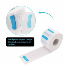 15 Rolls Disposable Barber Paper Neck Strips,2.6 X 13 Inches, Stretchy Paper Neck Band Protector Hairdressing Tool