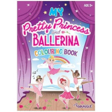 (1 Book) My Pretty Princess and Ballerina Colouring Book