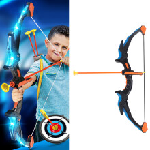 Blau Kinder Pfeil und Bogen Set Zielscheibe