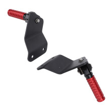 Rote Alu-Fußrasten für Honda CT125 Trail 125