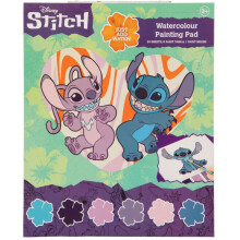 (1 Watercolour Painting Pad) Disney Stitch Watercolour Painting Pad