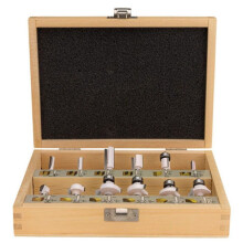 Doos met 12 houtfrezen op schacht van 6 mm - MAKITA D-57065