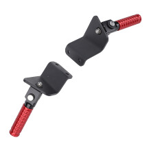 Rote Alu-Fußrasten für Honda CT125 Trail 125