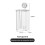 (Gray)Transparent Wall Mount Tissue Dispenser With Suction Cup For Bathroom And Kitchen Use 7