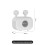 (White Single)Plastic Wallmounted Toilet Paper Dispenser With Waterproof Material For Storage Bathroom 1