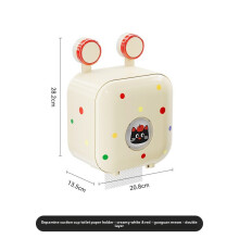 (White Red Double)Toilettenpapierspender aus Kunststoff zur Wandmontage mit wasserdichtem Material zur Aufbewahrung Badezimmer
