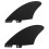 FCS2 Fischschwanz Surfbrettflosse PVC 2er Pack 1