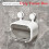 (White Single)Waterproof Adhesive Tissue Box With Visible Window For Kitchen Restroom Storage 1