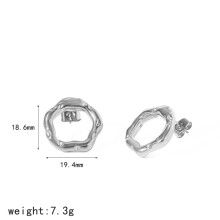 (Style 2) Pearl Loop Minimalist Earrings Gold Coating Women Jewelry Collection Stylish