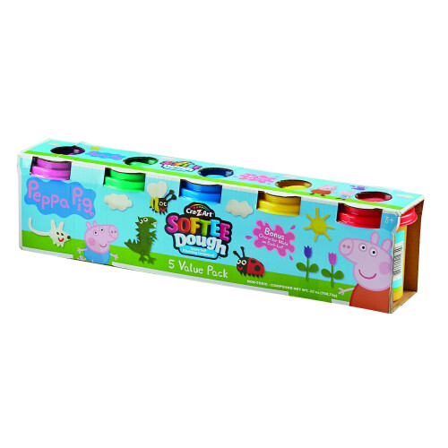 Peppa Pig Peppa Pig Kid 5 Value Dough Pack Multi Color 1