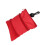 Tragbare Golfballtasche mit Clip, rot, Stoff 1