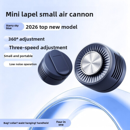 (Blue) Fan Wireless Handheld With Adjustable Speed And Compact Office For Design
