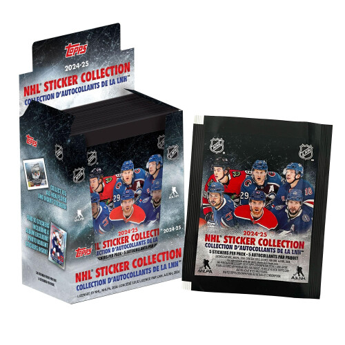 NHL Topps 2024/2025 Sticker Collection Box | 50 Packs