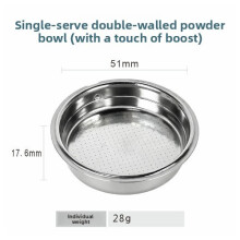 (51x17.6mm) Cup Filter Coffee With Reinforced Filter Screen For Household Espresso Machines