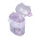 Kawaii Trinkflasche 780ml mit Strohhalm Lila 1