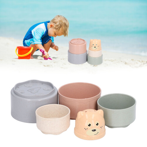 Becher Stapelspielzeug Baby 6+ Monate – Badezimmer